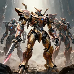 cinematic still in westworld and pacific rim movie and ps 5 game machine warrior 5, intricate ornate wargreymon mecha warrior,