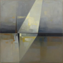 an abstract painting by anselmo piccoli