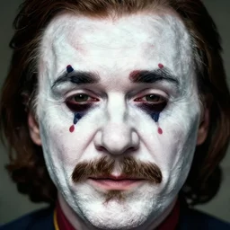 a person wearing walter whites face