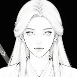 a detailed face portrait of the queen of blades, line art, beautiful face, by yusuke murata, by hiroya oku, by tom bagshaw, trending on artstation