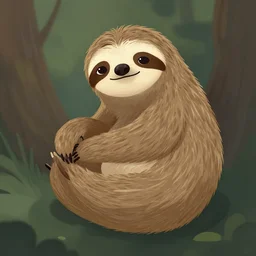 sloth digital art by nick gustafson