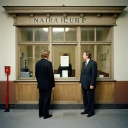 a photo by berne becher and hilla becher of a post office