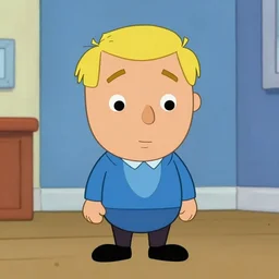 herman goering in the style of postman pat tv show
