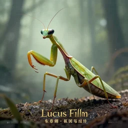 exquisite imaginative creature poster art, like a bug, like a mantis, movie art, by lucusfilm, weta studio, 8 k, denoised, music poster