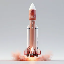 launch of falcon 9 made out of meat