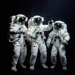 astronauts pointing in the dark infinite underwater void - complex and hyperdetailed technical suit, fabric material. reflection and dispersion materials. contour lighting. rays and dispersion of light. volumetric light. 5 0 mm, f / 3 2. noise film photo. flash photography. ultra realistic, wide angle. poster by wayne barlowe, hajime sorayama aaron horkey, craig mullins
