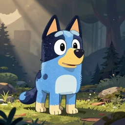 Bluey Heeler cartoon dog