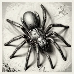 hyperrealistic abstract close - up renaissance psychedelic!! cybernetic spiders in the style of engravings by pieter brueghel!!! the figures of women are crawling along the slug!!! octane render, hd