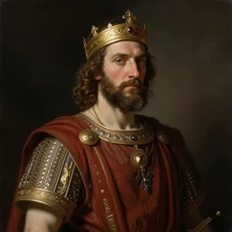 portrait of king buresbista of dacia by rembrandt, john singer sargent, detailed, wearing dacian clothes, haunting, elite, elegant, dark, hyper detailed, concept art,