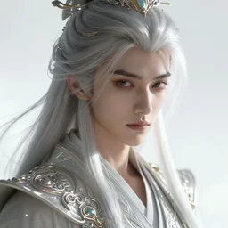 fantasy portrait by greg rutkowski and huifeng huang, high key lighting, volumetric light, digital art, detailed, intricate