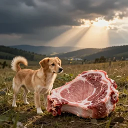 dog versus pork chop
