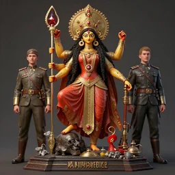 kali - durga ussr soviet union style : unreal engine, octane render in the artstyle of finnian macmanus, john park and greg rutkowski
