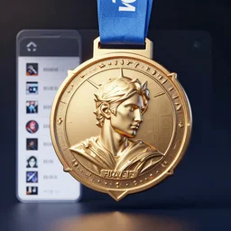 medal, metaverse, ui, majesty, technology, rendering, 8 k, magic list, games