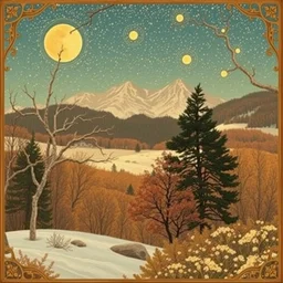 seasons by mucha