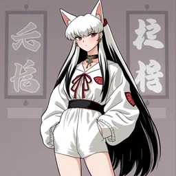 inuyasha kikyo clothing designed by balenciaga