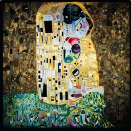 an optical illusion by gustav klimt