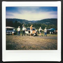 gold rush in Oregon taken on a polaroid camera -6