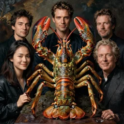 zoological portrait of a human lobster by kuldar leement with ruan jia with brad rigney with micha karcz with brad rigney