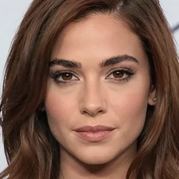 close-up of Demi Lovato with brown hair as Dana Scully in an X-Files movie directed by Christopher Nolan, movie still frame, promotional image, imax 35 mm footage