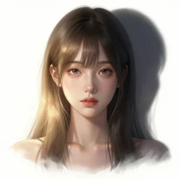 character concept art of a goddess of light and shadow | | realistic anime, cute - fine - face, pretty face, realistic shaded perfect face, fine details by artgerm, wlop, rossdraws, james jean, andrei riabovitchev, marc simonetti, and sakimichan, seoul, south korea, trending on artstation