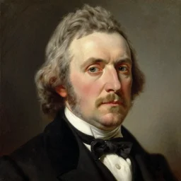 facial portrait of uinited states president millard fillmore! portrayed by paul giamatti, paul giamatti, oil on canvas, american romanticism, detailed
