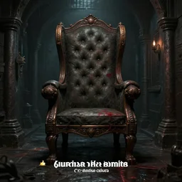 dungeon chair, moody atmospheric, prison dungeon, oppressive colors, dark, damp, dungeon corridor, artstation award, magic the gathering