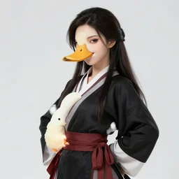 the portrait of anthropomorphic duck dressed as chaotic neutral smirking female bard assassin as absurdly beautiful, gorgeous, elegant, young gravure idol, an ultrafine hyperdetailed illustration by kim jung gi, irakli nadar, intricate linework, bright colors, octopath traveler, final fantasy, unreal engine 5 highly rendered, global illumination, radiant light, detailed and intricate environment