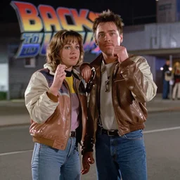 a film still from back to the future part ii ( 1 9 8 9 )