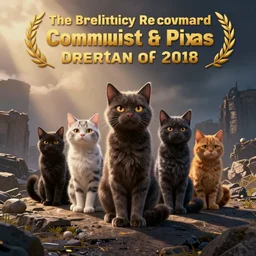 communist cats pixar movie poster