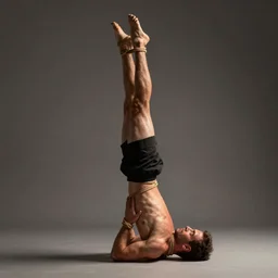 a contortionist has his legs tied, 3 d octane render, artstation, andrew krivulya