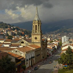 bogota city, painted by thomas cole, with dramatic lighting, concept art, matte painting, 8 k, highly detailed, artstation