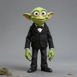 Gollum in Black suit