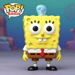 funko pop figure of bubblebass from spongebob