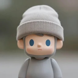sponebob in a beanie, photorealistic, soft focus, depth of field,