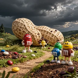 peanut m & m landscape