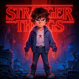 stranger things artwork 8 k