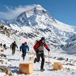cooper's hill cheese rolling down mt. everest, imax