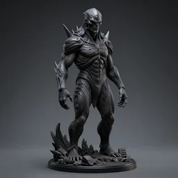 darkness maquette from ridley scott's legend, creature design by rob bottin, highly detailed - h 6 4 0