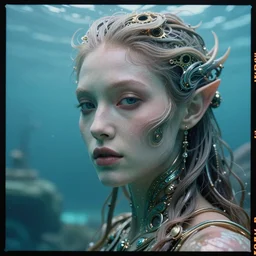 kodak portra 4 0 0 closeup portrait shot of a dystopian siren by paolo roversi, in a scenic dystopian environment, 5 0 mm, intricate, elegant, highly detailed, digital art, artstation, concept art, smooth, sharp focus, tomasz alen kopera, head in focus, tonal underwater colors