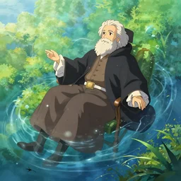 sir reverend minister thomas bayes floating in statistics, poster art by makoto shinkai, featured on pixiv, environmental art, official art, anime, movie poster