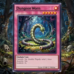 dungeon worm yugioh edition