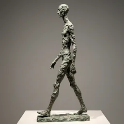 giacometti sculpture of man walking,