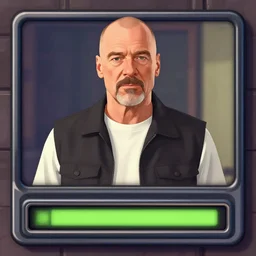 Walter white in a gta loading screen