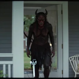 cctv footage of a demon in my porch