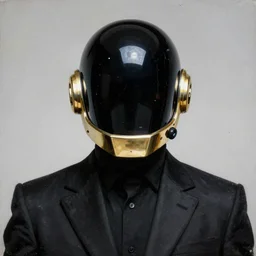 album art portrait of daft punk, painted by zdzislaw beksinski