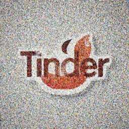 Tinder logo, Greg Rutkowski