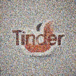 Tinder logo, Greg Rutkowski