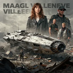 concept art, junkyard of spaceship, realistic shaded lighting poster by ilya kuvshinov, magali villeneuve, artgerm, jeremy lipkin and michael garmash and rob rey
