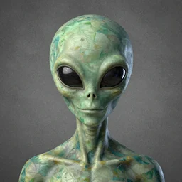 alien texture, octane render, 8 k resolution, art by picasso