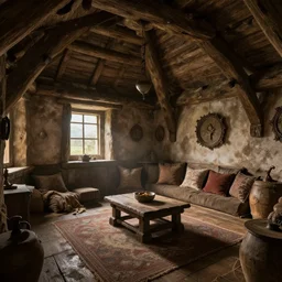 medieval cottage interior, unreal engine
